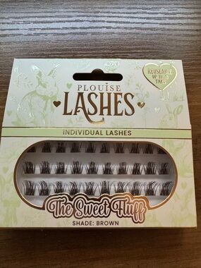 Plouise Lashes The Sweet Fluff Individual Lashes - Brown